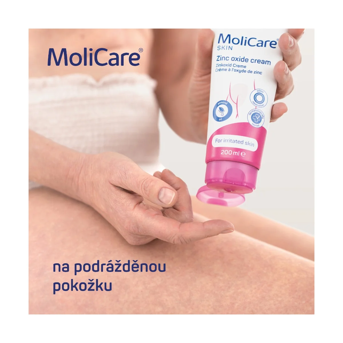 MoliCare Skin Ochranný krém se zinkem 200 ml