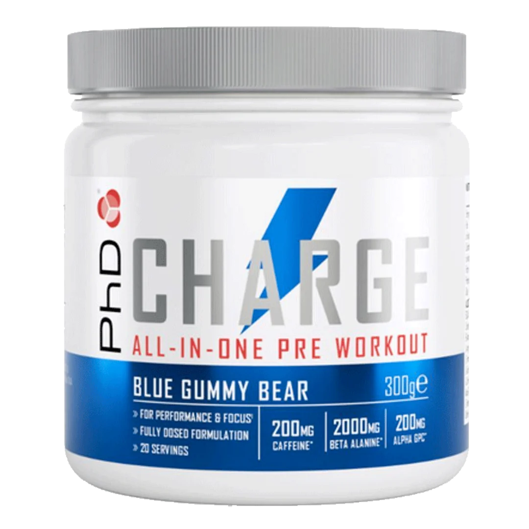 PhD Nutrition Charge Pre-Workout 300g - gumoví medvídci