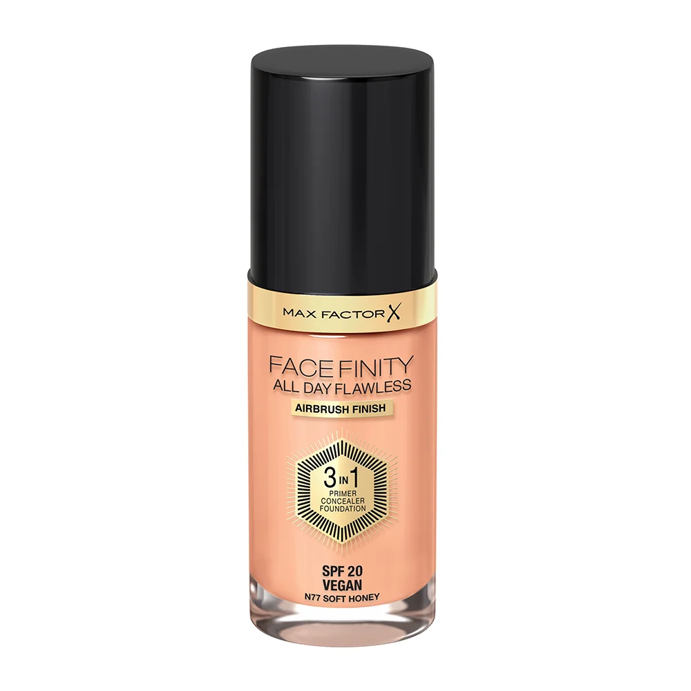 Max Factor Facefinity All day Flawless 3v1 make-up 77 Soft Honey 30 ml