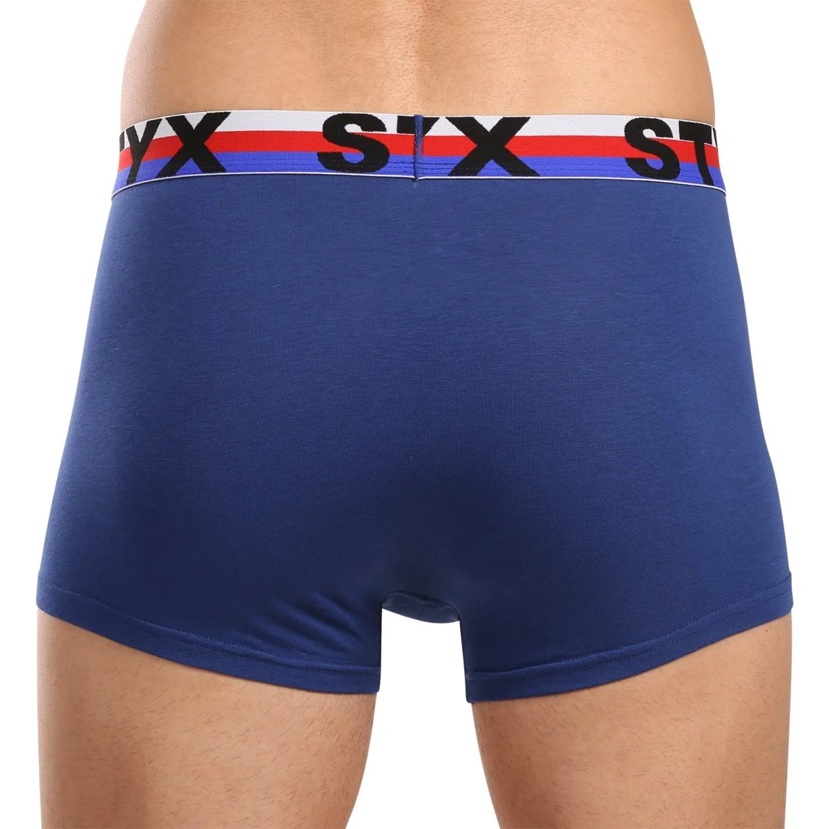 Styx 3PACK pánské boxerky sportovní guma tmavě modré trikolóra (3G1968) XL 