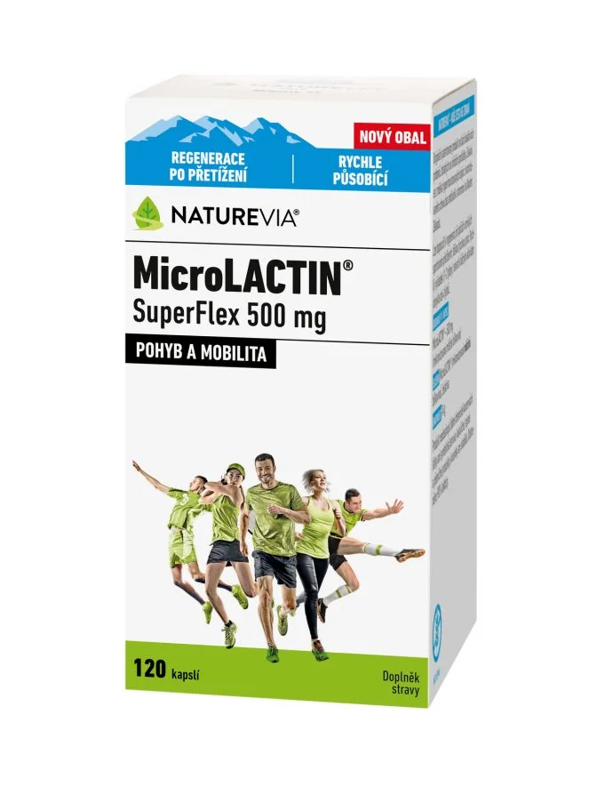 NatureVia MicroLACTIN SuperFlex 500 mg 120 kapslí