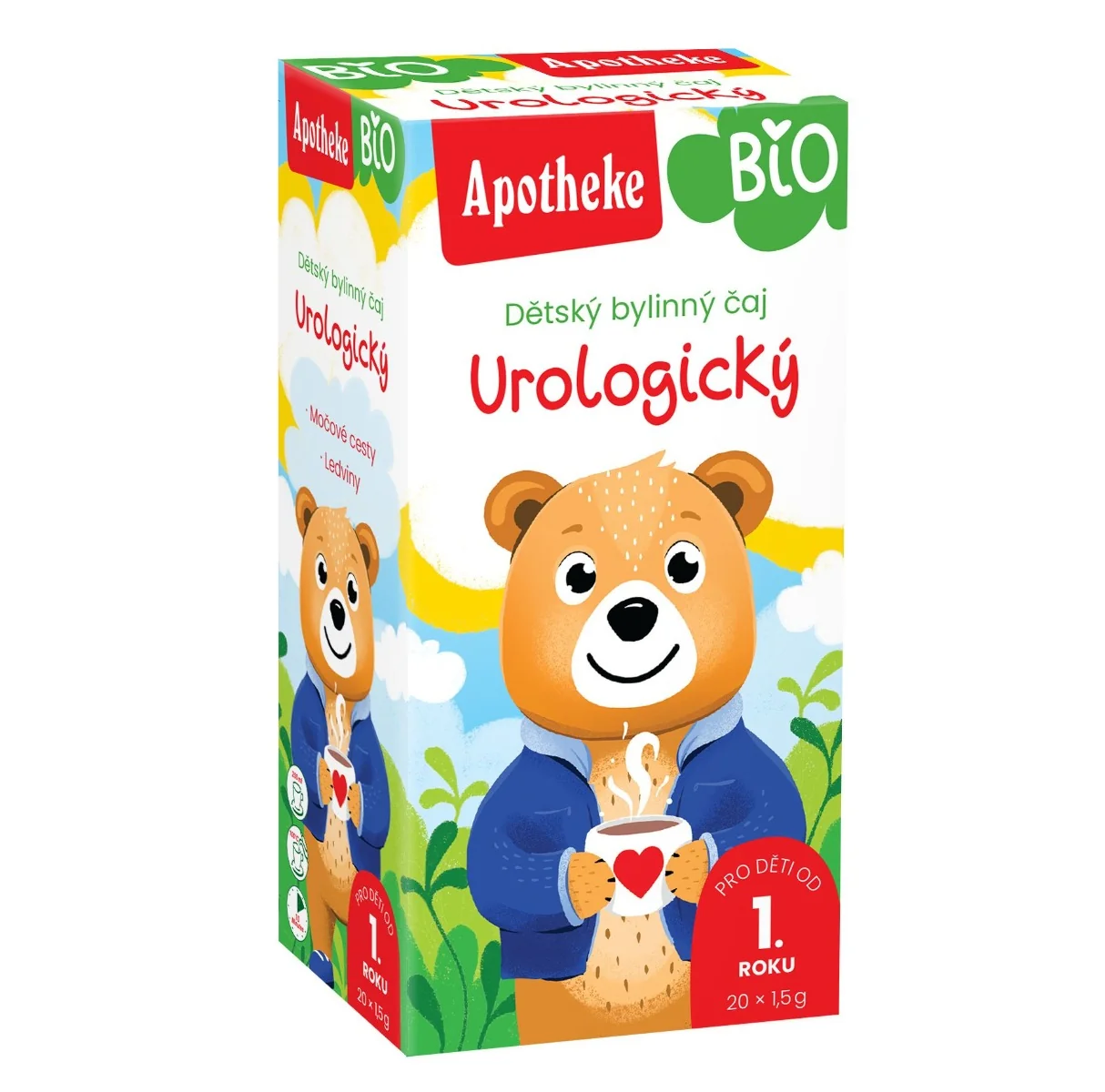 Apotheke Dětský čaj BIO urologický 20x1,5 g