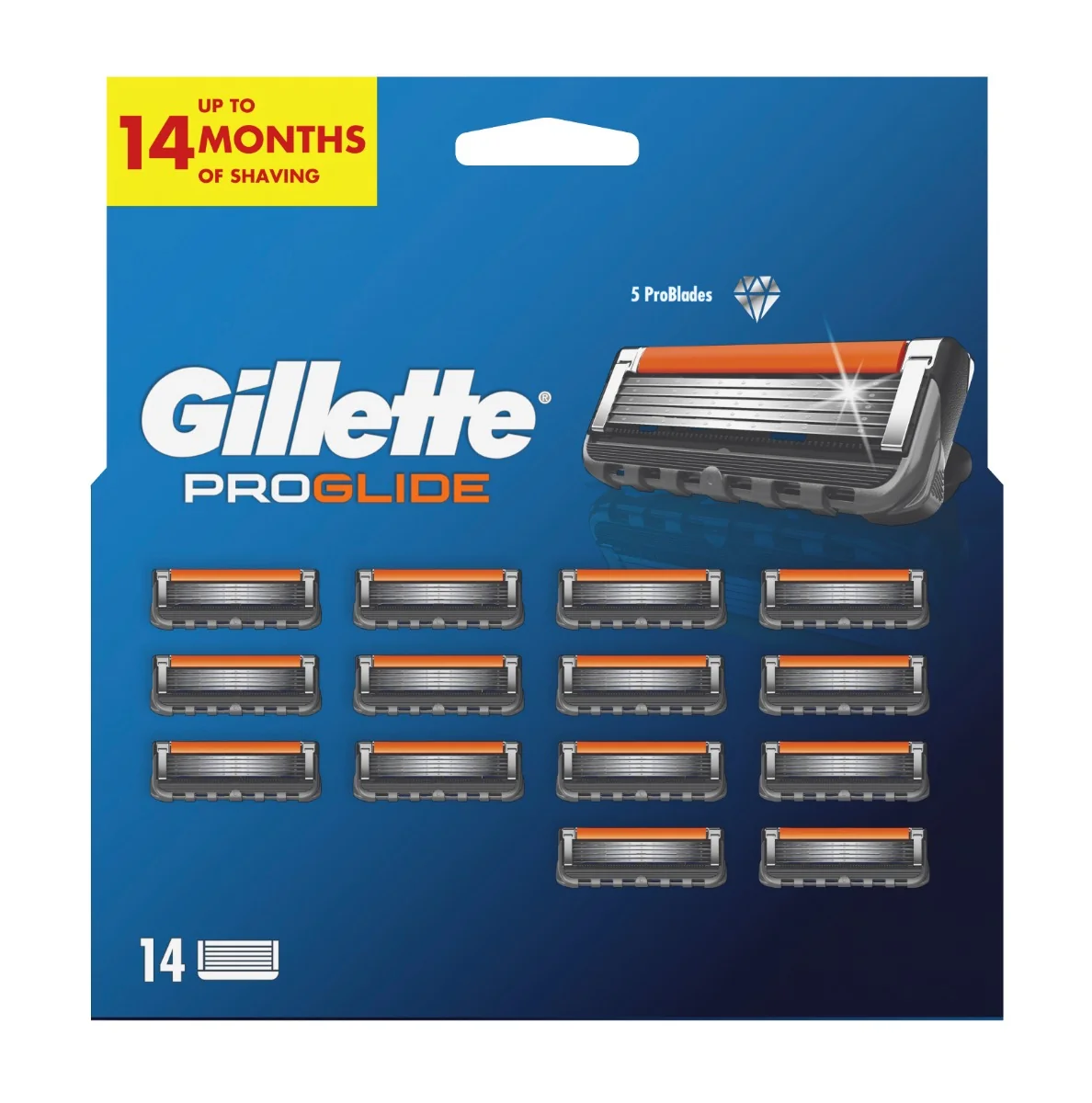 Gillette ProGlide náhradní hlavice 14 ks