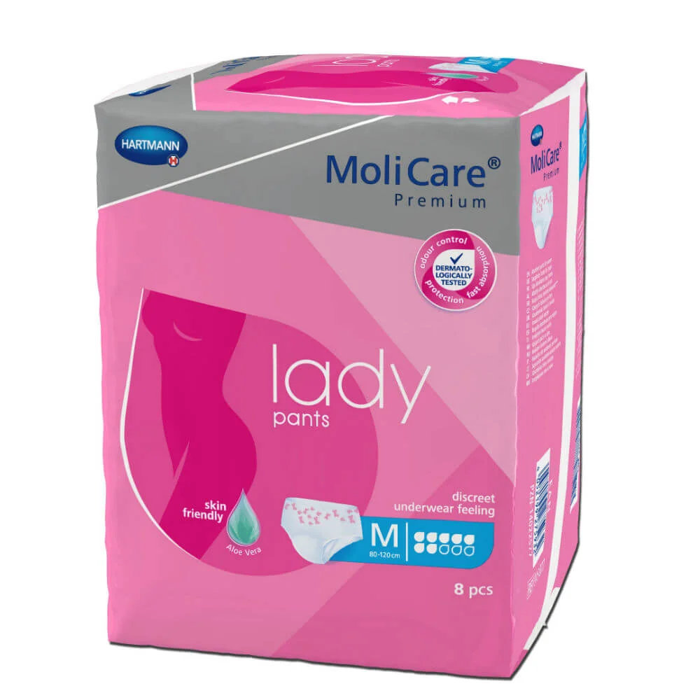 MoliCare Lady Pants 7 kapek vel. M inkontinenční kalhotky 8 ks