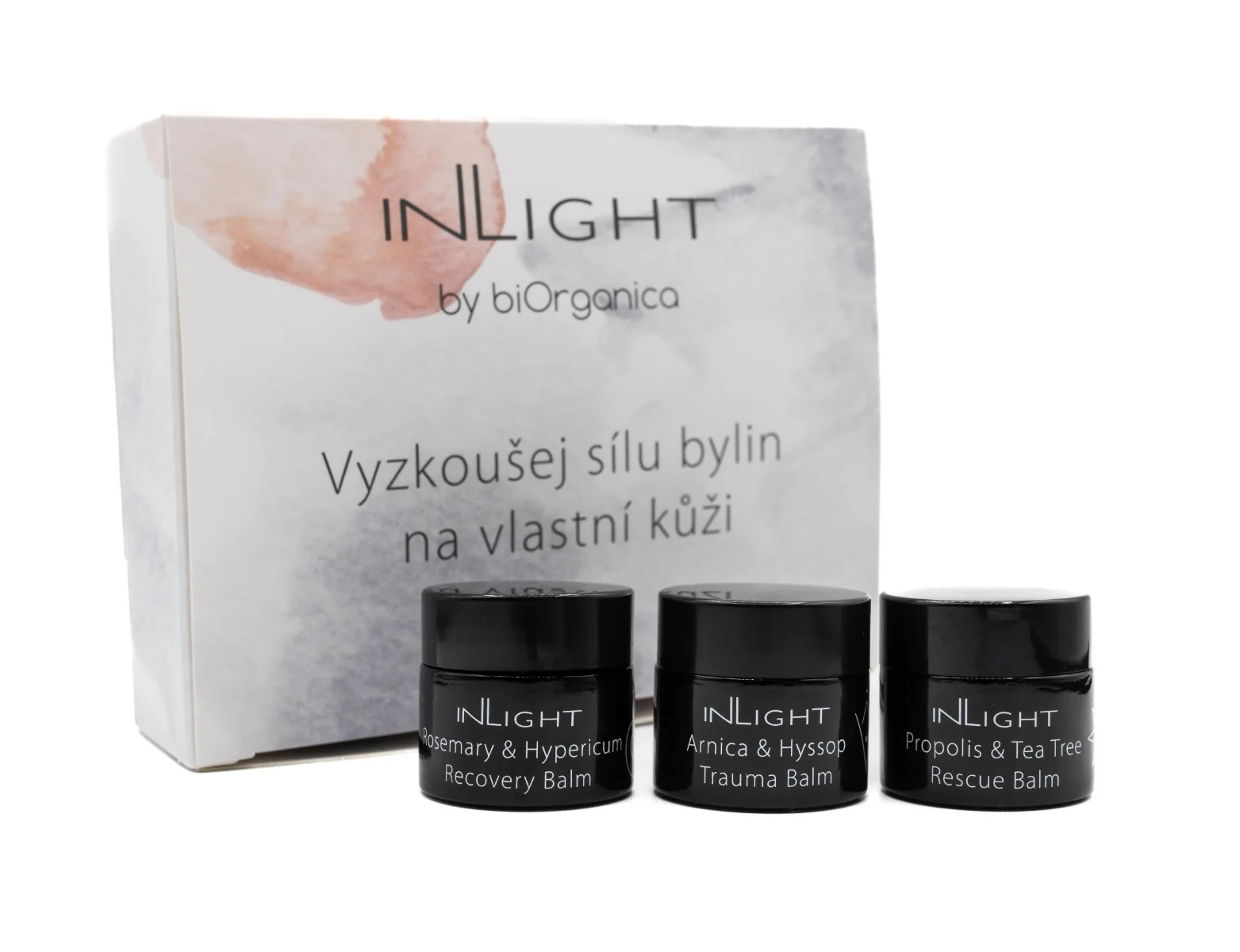 Inlight BIO Multifunkční bylinné balzámy sada 3x7 ml