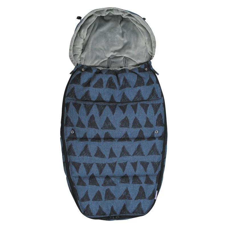 Dooky fusak Footmuff vel. L BLUE TRIBAL DeLuxe 