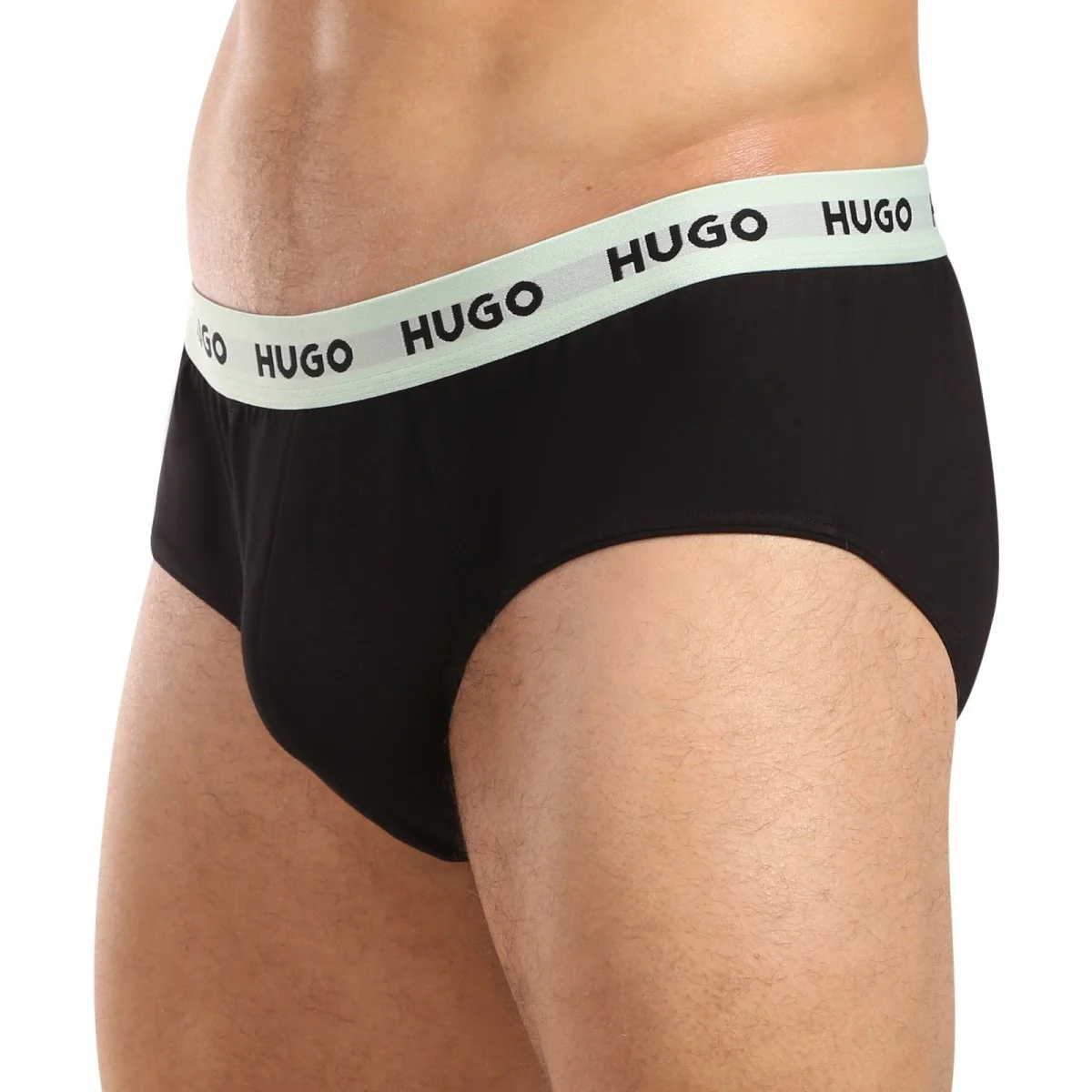 HUGO 3PACK pánské slipy černé (50517879 961) L 