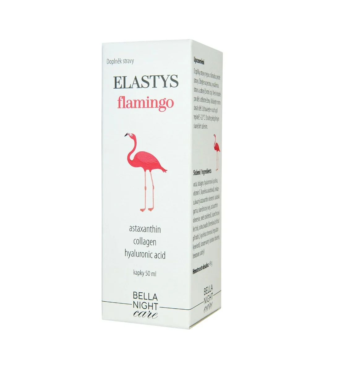 Bella NIGHT Care ELASTYS flamingo kapky 50 ml