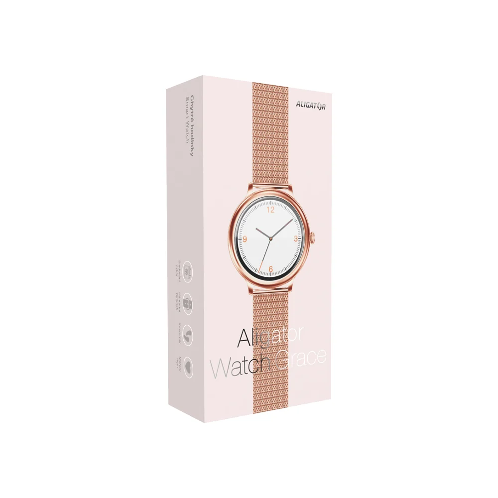 Aligator Watch Grace (M4) smart hodinky Rosegold