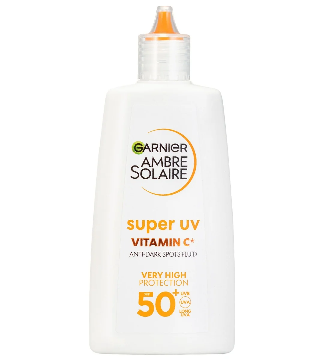 Garnier Ambre Solaire Super UV SPF50+ denní fluid proti tmavým skvrnám 40 ml