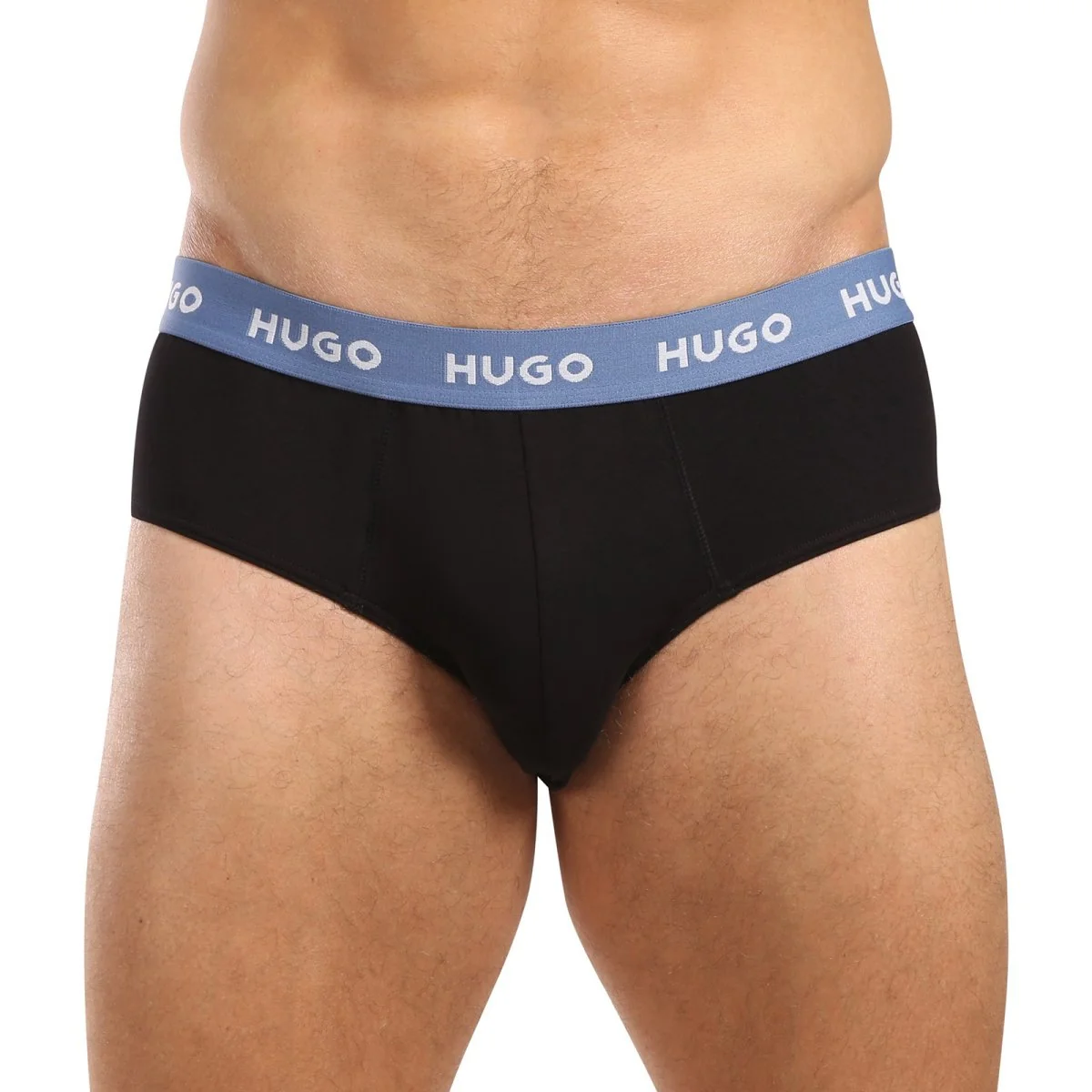 HUGO 3PACK pánské slipy černé (50517879 961) L 