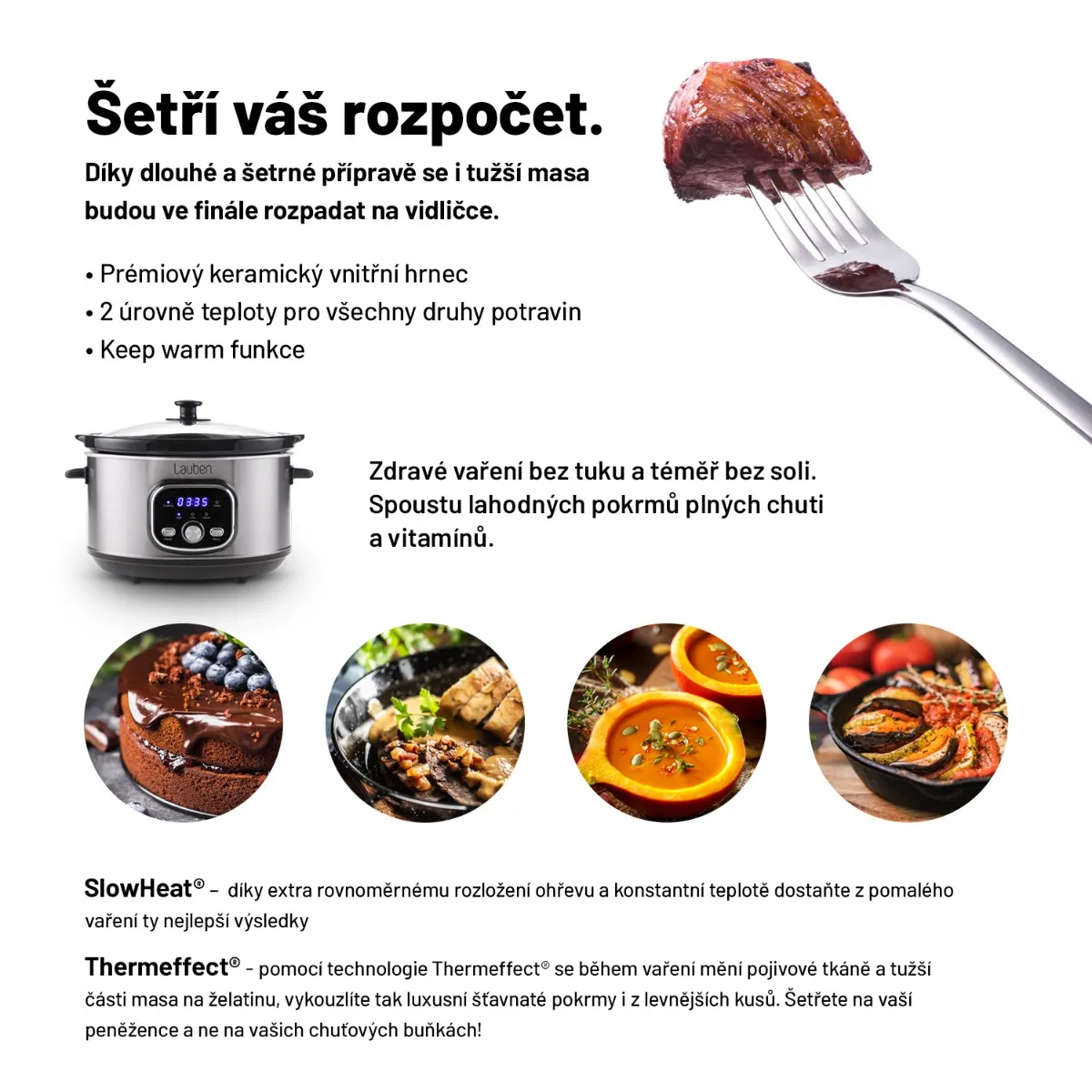 Lauben Slow Cooker 3500SB pomalý hrnec