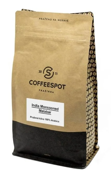 Coffeespot India Monsooned Malabar zrnková káva 500 g