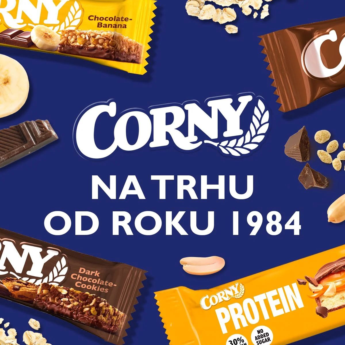 Corny Protein SOFT lískový oříšek-nugát 45 g