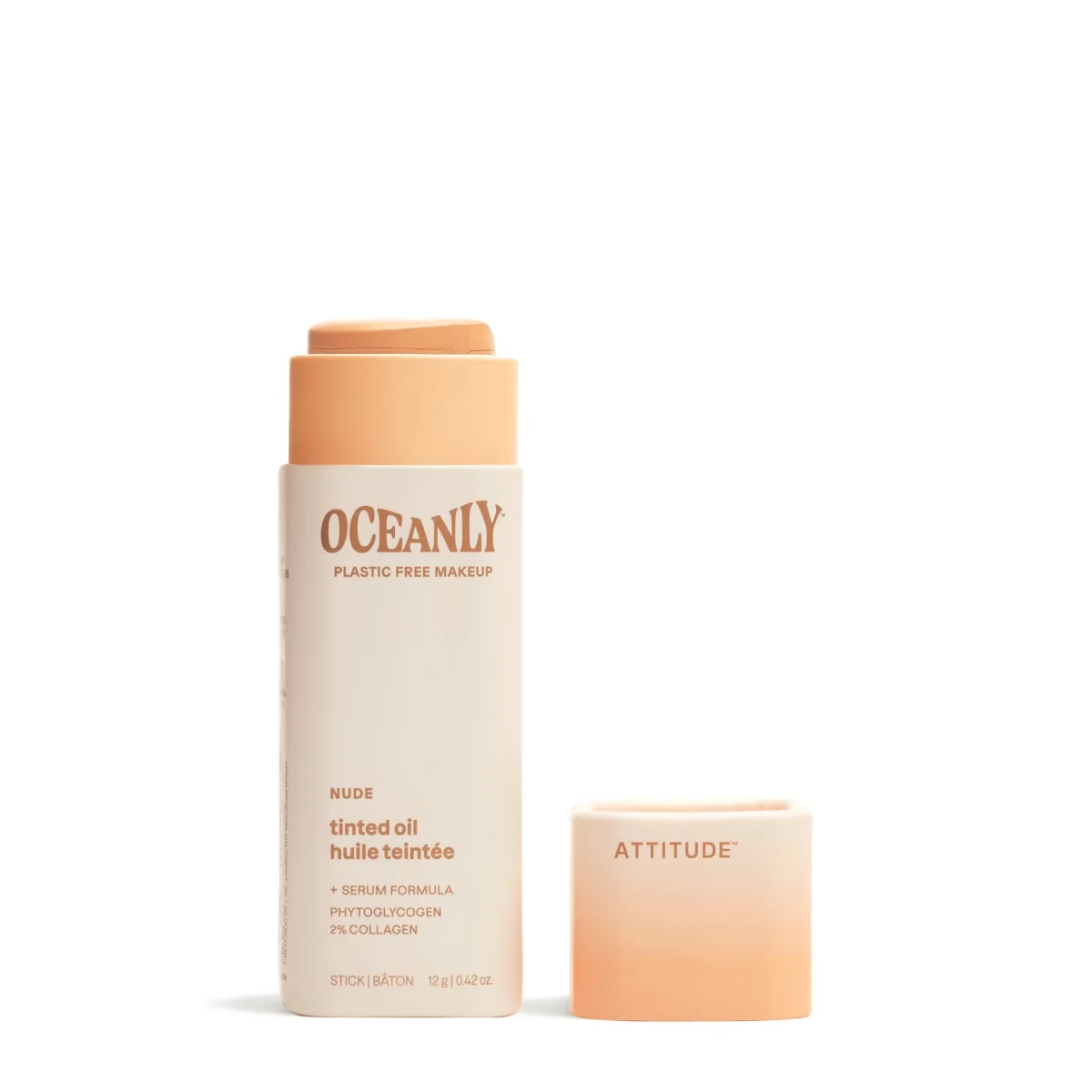 ATTITUDE Oceanly Tuhé tónující olejové sérum Nude 12 g