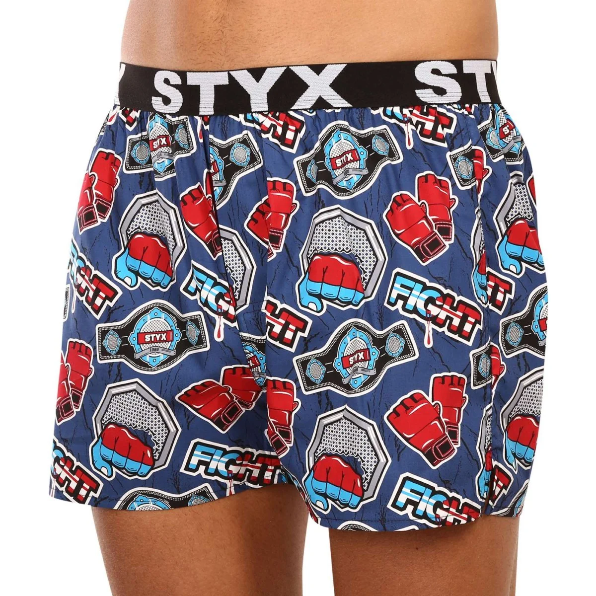 Styx 3PACK pánské trenky art sportovní guma vícebarevné (3B15690) XXL 