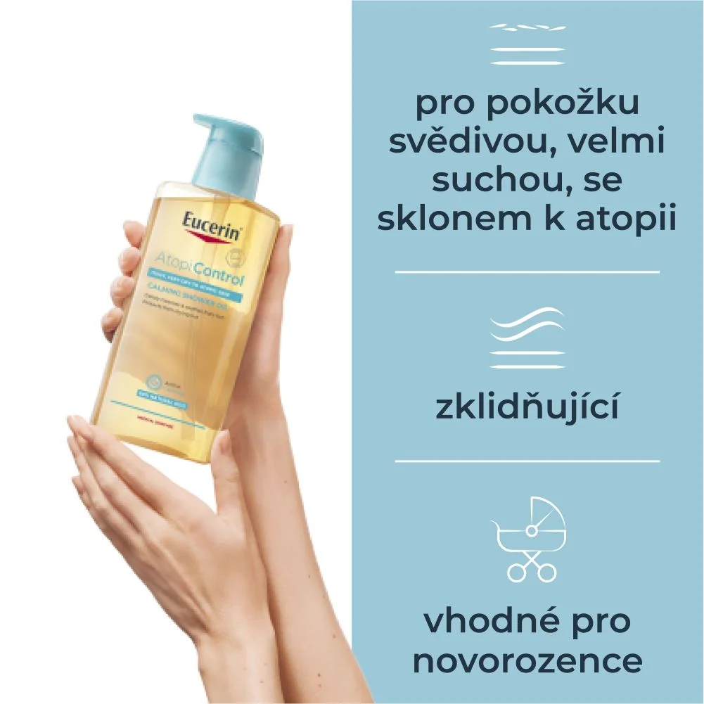 Eucerin AtopiControl Sprchový olej pro suchou pokožku 400 ml