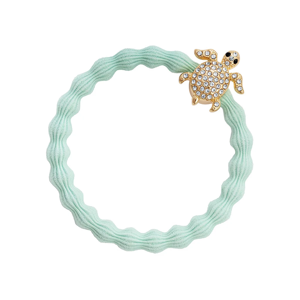 By Eloise London Gold Diamanté Turtle Mint (Mint)