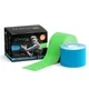 BronVit Sport Kinesio Tape set 5 cm x 6 m tejpovací páska 2 ks modrá + zelená