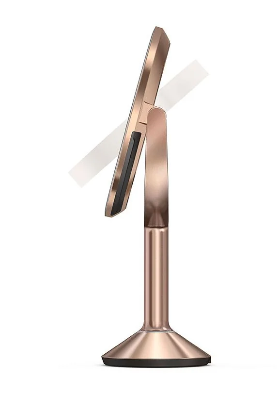 Simplehuman Sensor TRIO LED kosmetické zrcátko rose gold