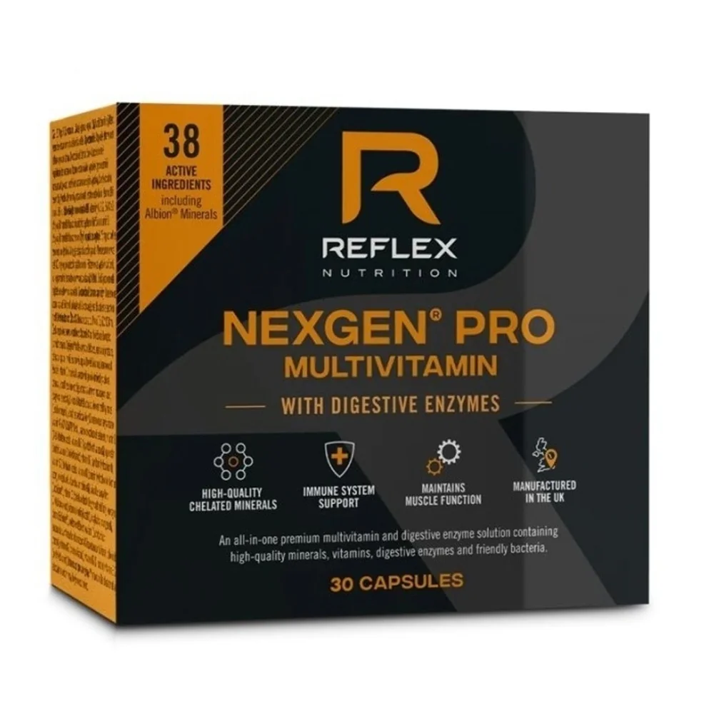 Reflex Nutrition Nexgen PRO multivitamin Digestive Enzymes 30 kapslí