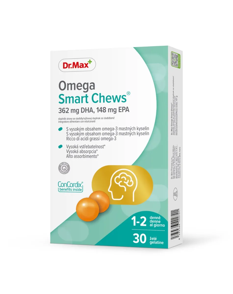 Dr. Max Omega Smart Chews želé 30 ks