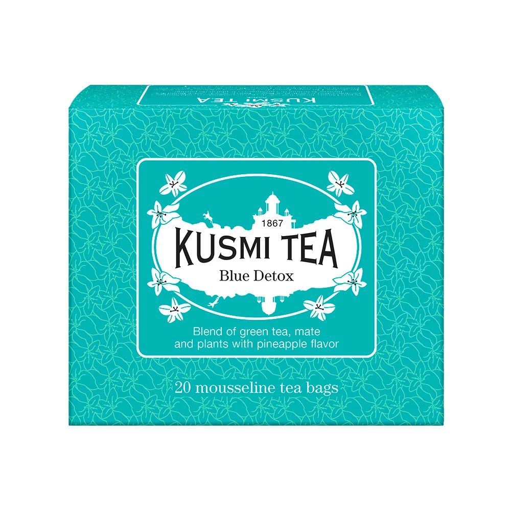 Kusmi Tea Blue Detox mušelínové sáčky 20x2 g