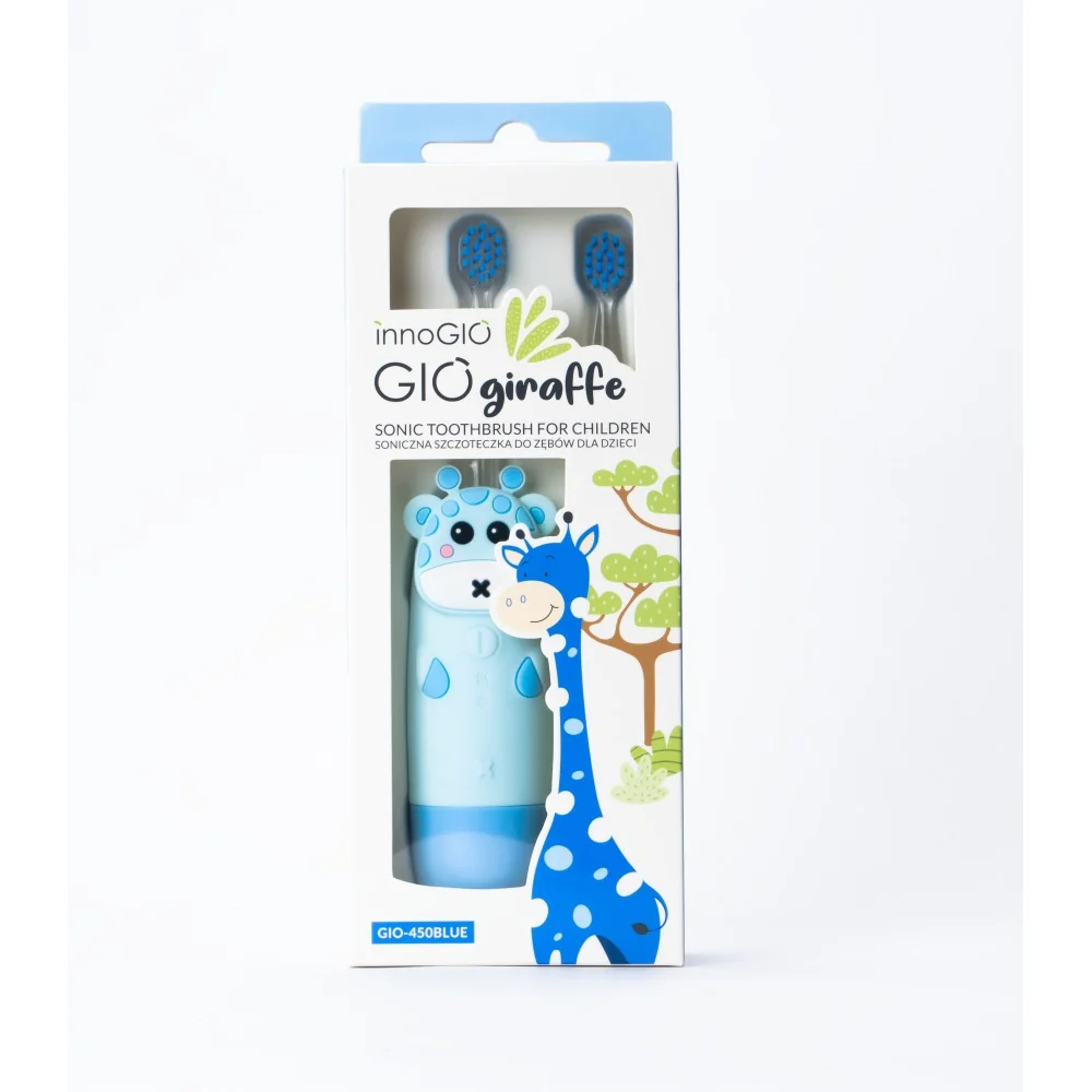 InnoGIO GIOGiraffe dětský sonický zubní kartáček 1 ks Blue