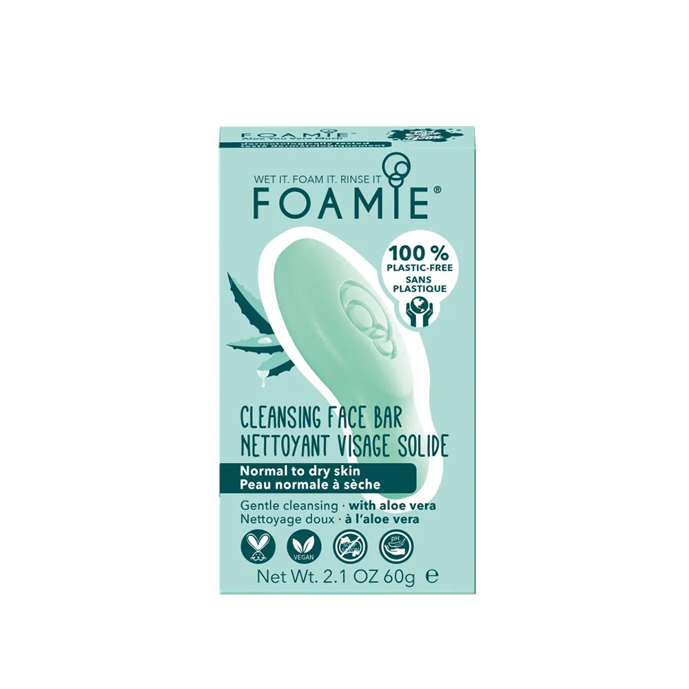 Foamie Cleansing Face Bar Aloe You Vera Much tuhý syndet 1 ks