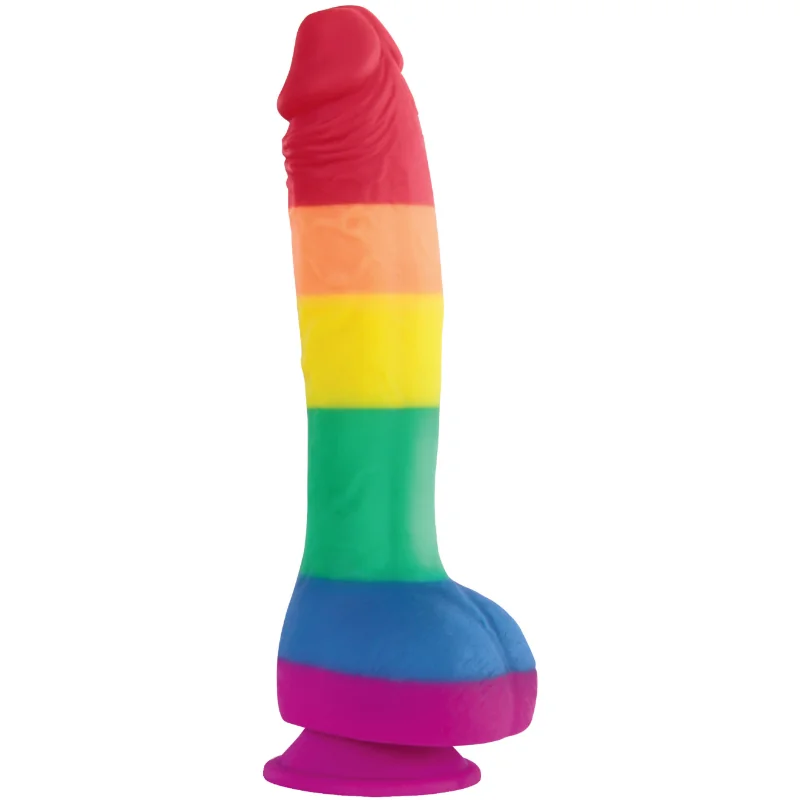 NS Novelties Dildo s přísavkou Rainbow Lust 24,5 cm