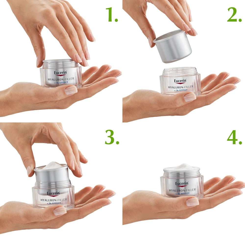 Eucerin Hyaluron-Filler + 3x Effect noční krém náhradní náplň 50 ml