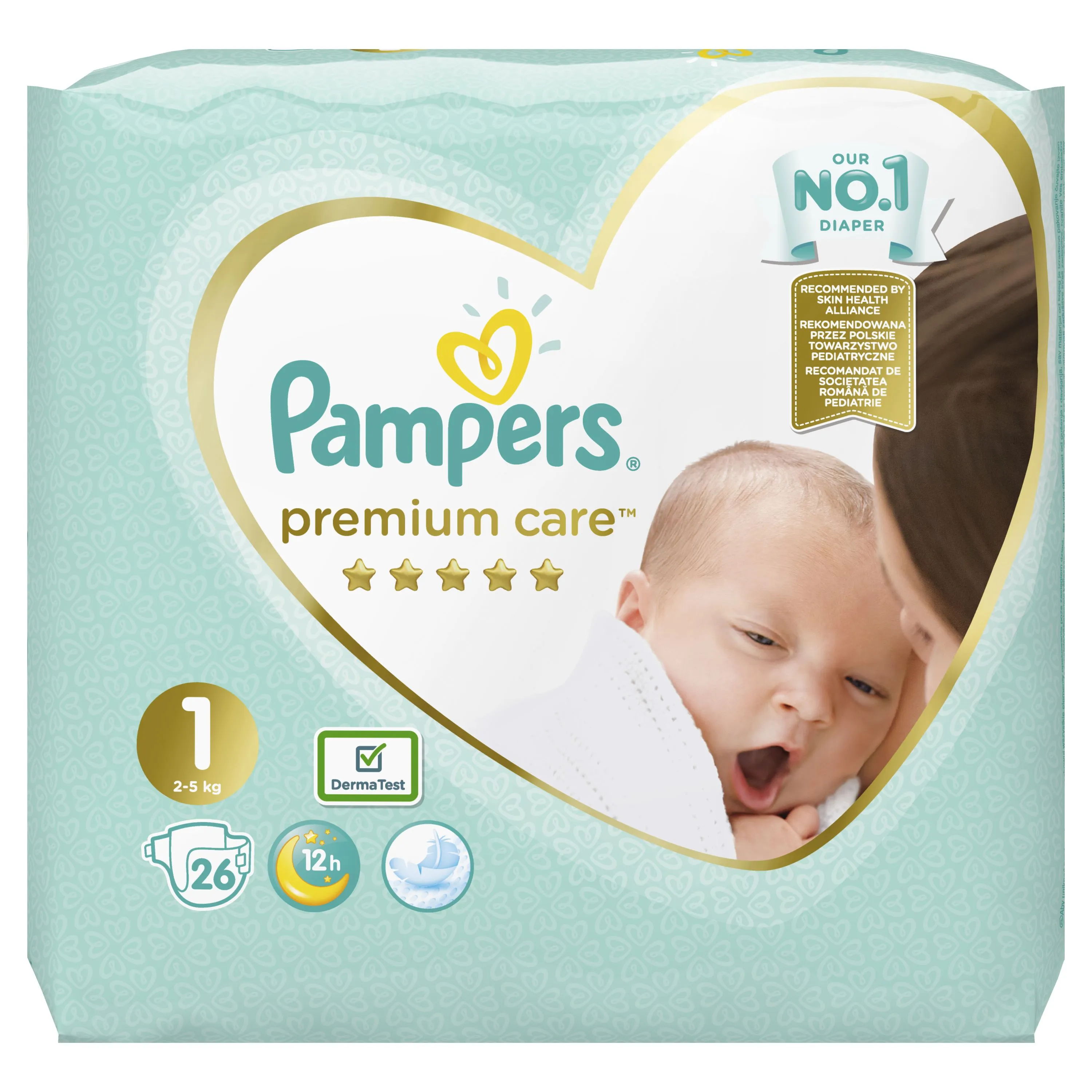 Pampers Premium Care vel. 1 Newborn 2-5 kg 