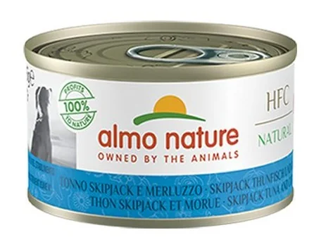 Almo Nature HFC Dog Tuňák a treska doplňkové krmivo pro psy 95 g