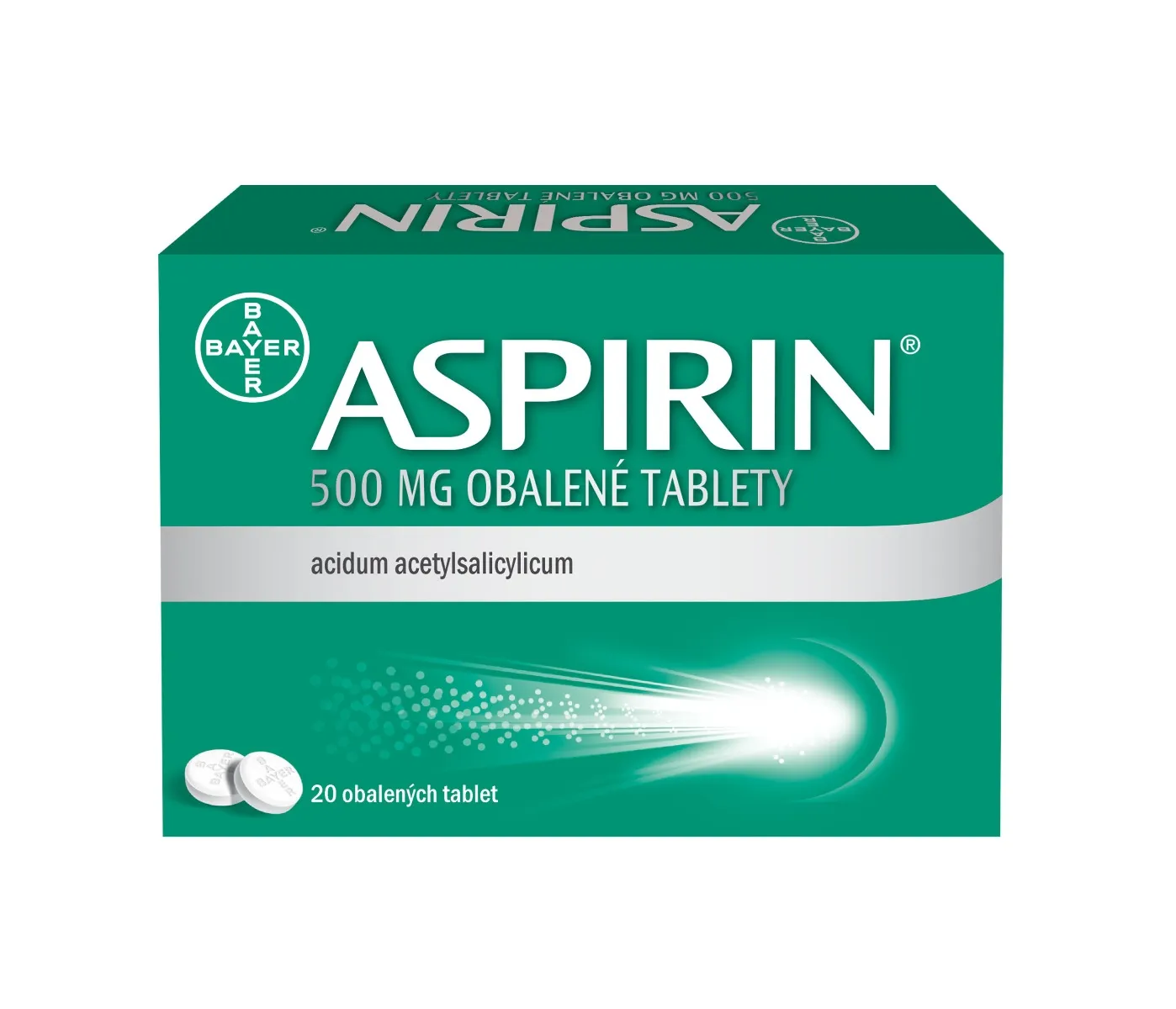 Aspirin 500 mg 20 tablet