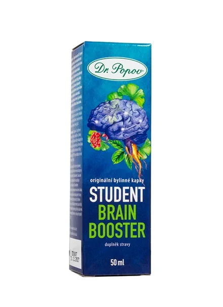 Dr. Popov Student Brain booster bylinné kapky 50 ml