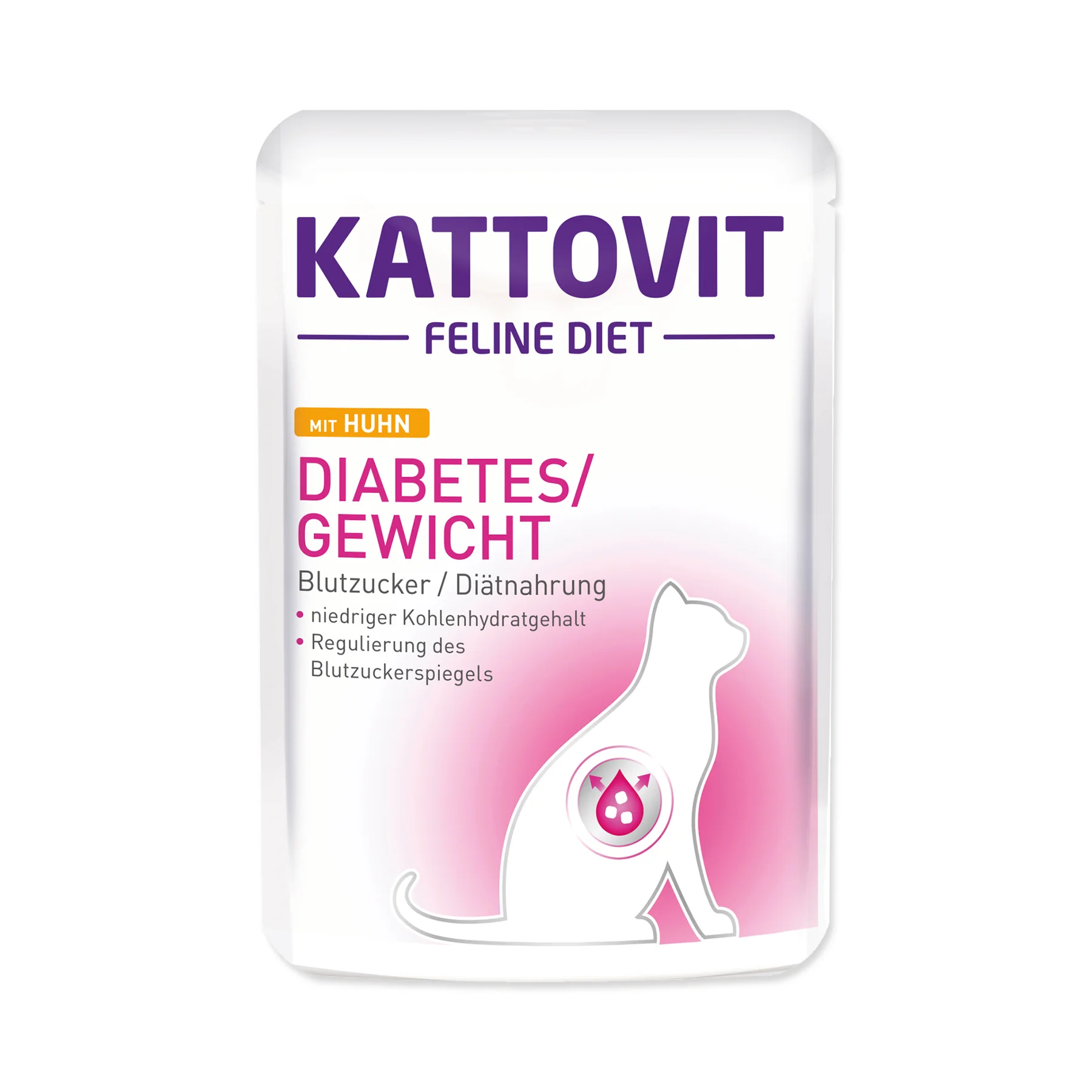 Kattovit Diabetes/Gewicht kuře kapsička 85 g