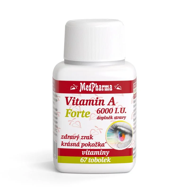 MedPharma Vitamin A 6000 I.U. Forte 67 tobolek