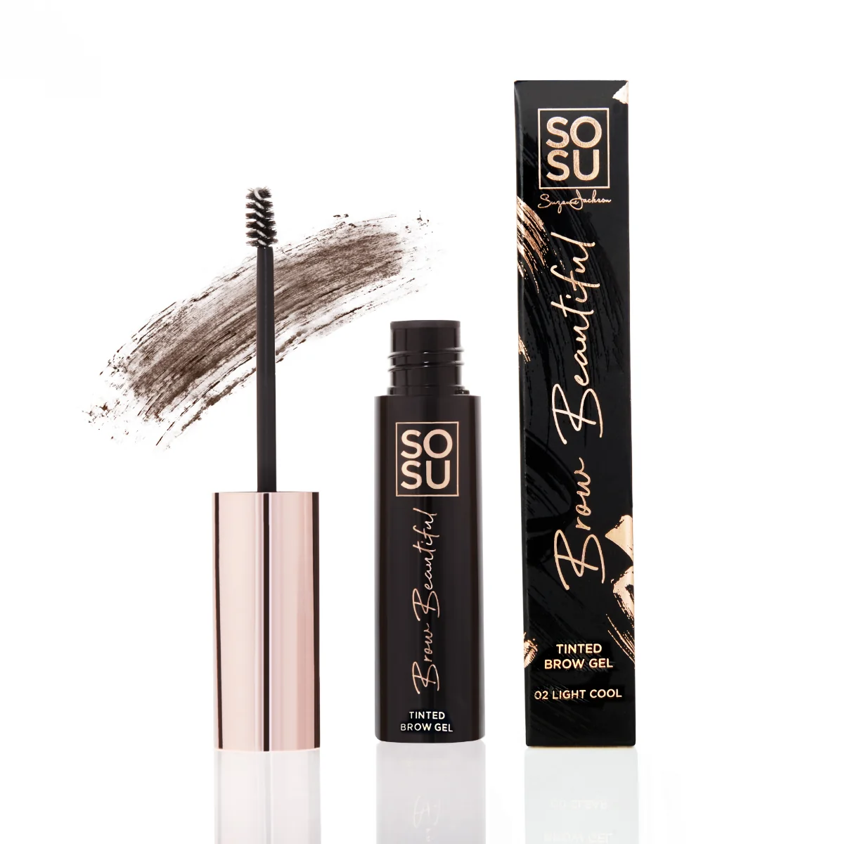 SOSU Cosmetics Brow Beautiful Gel na obočí 02 Light Cool 5 ml