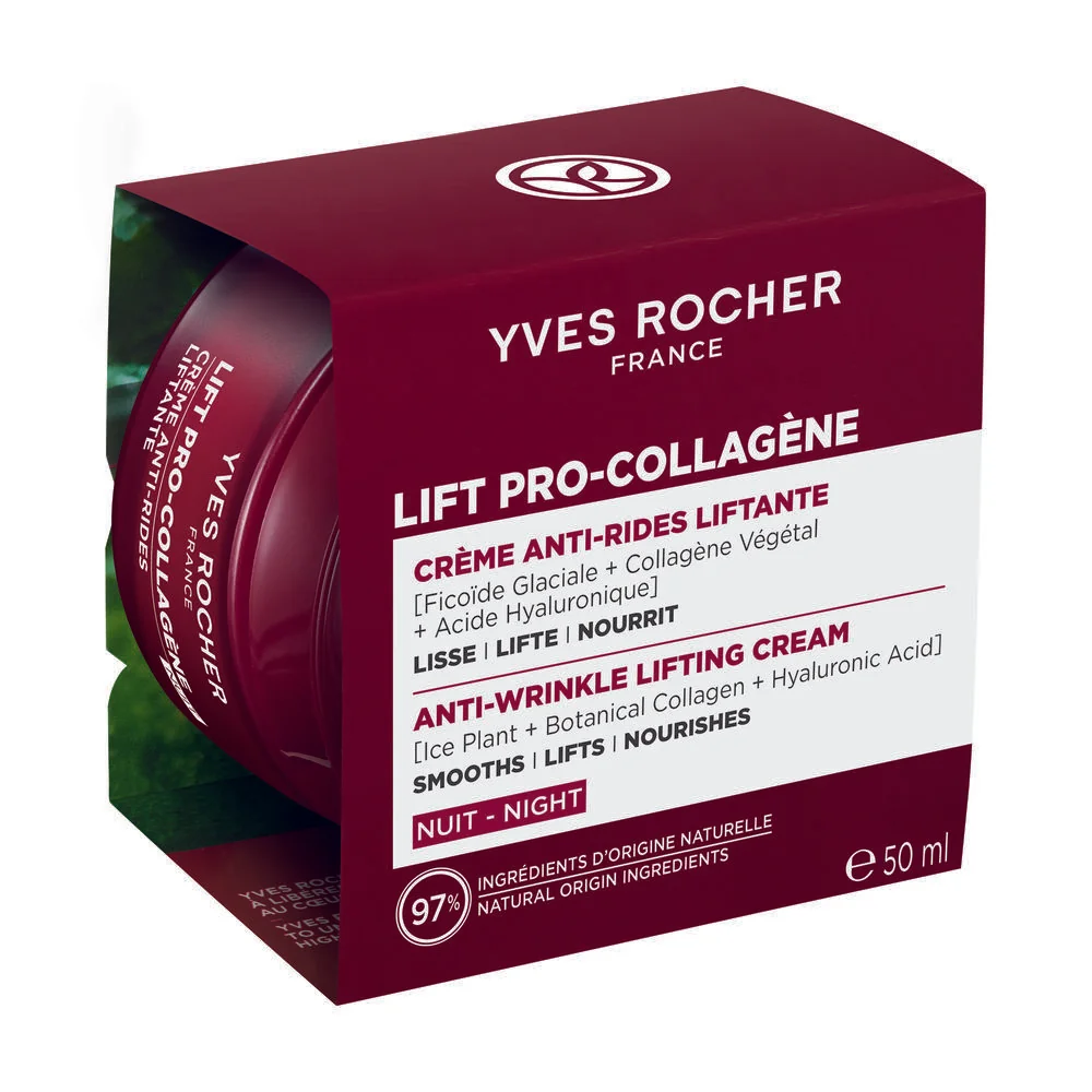 Yves Rocher Noční vyhlazující péče proti vráskám 50 ml