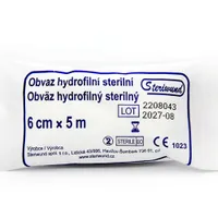 Steriwund Obinadlo hydrofilní pletené sterilní 6 cm x 5 m