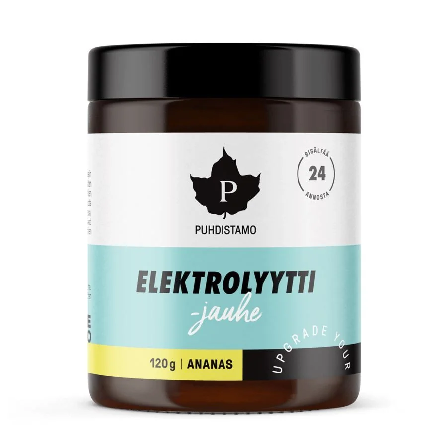 Puhdistamo Electrolyte Powder ananas 120 g