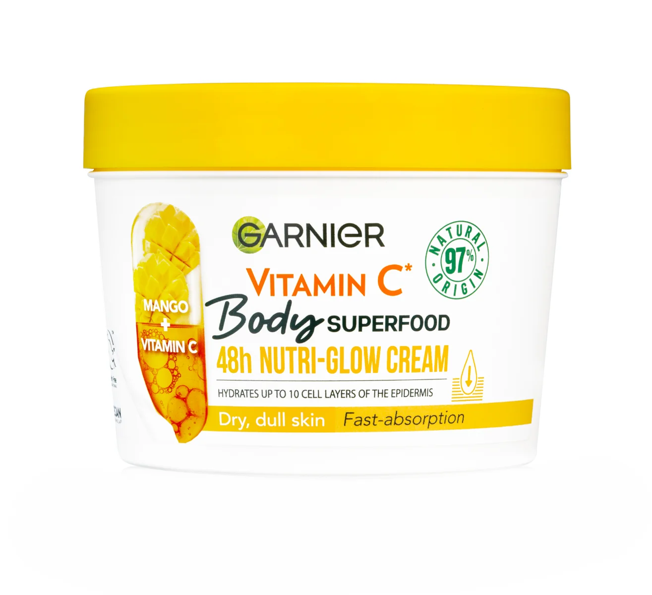 Garnier Body SuperFood Tělové máslo Mango + Vitamin C 380 ml