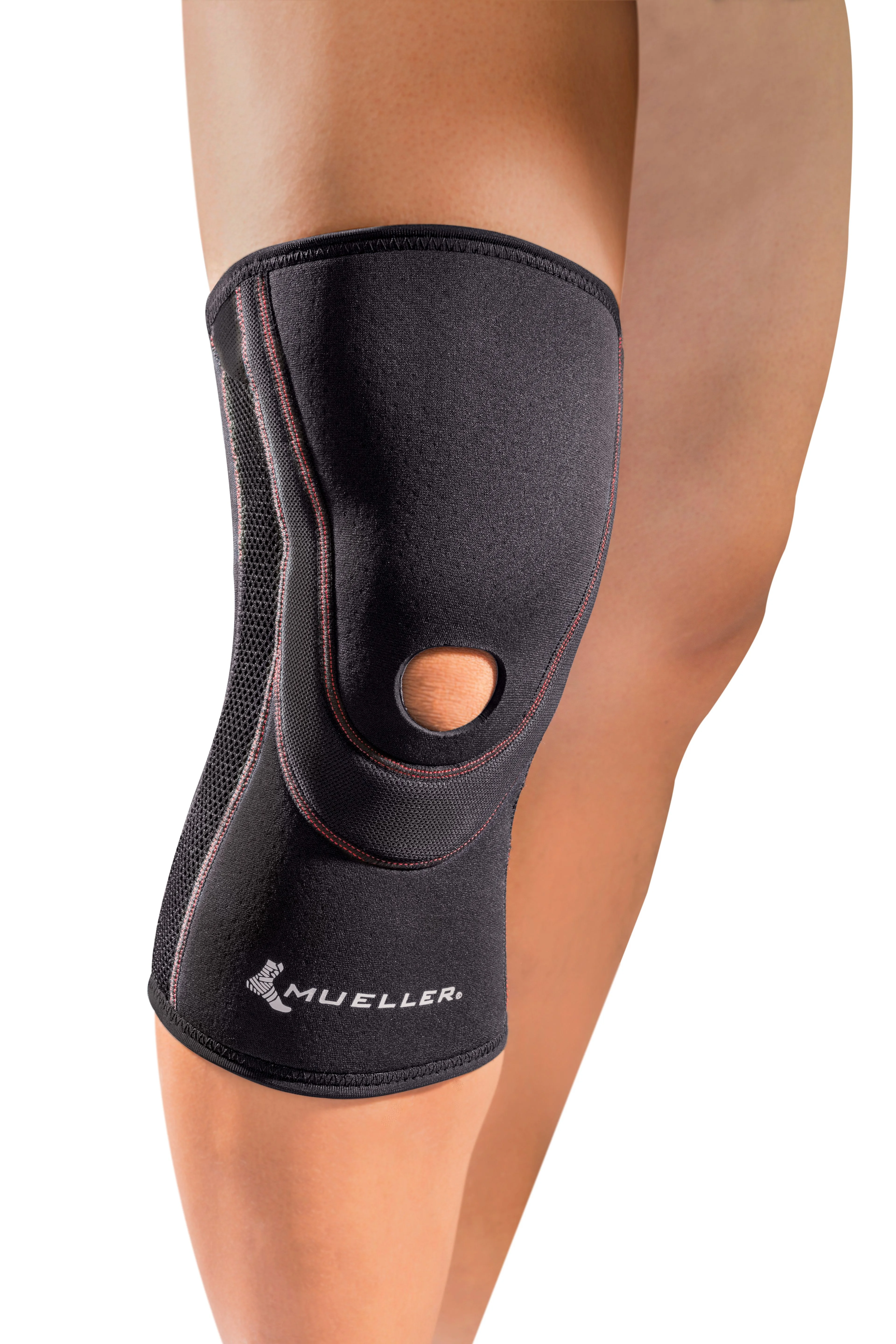 Mueller Sports Medicine Breathable Open Patella Knee Sleeve bandáž na koleno Velikost: M