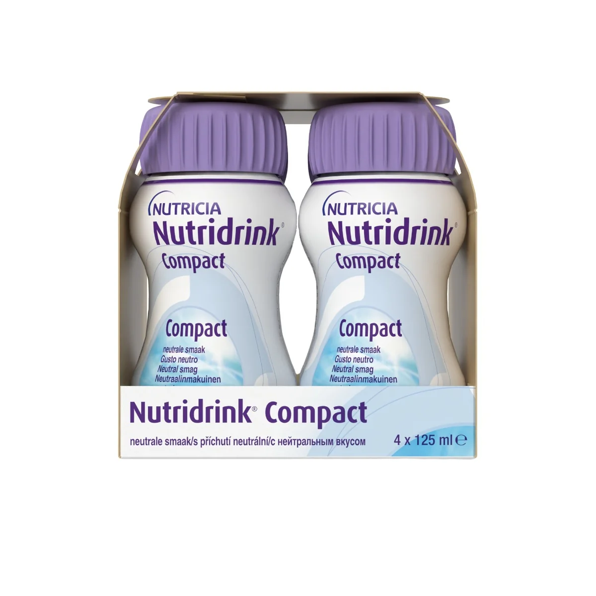 Nutridrink Compact s příchutí neutrální 4x125 ml