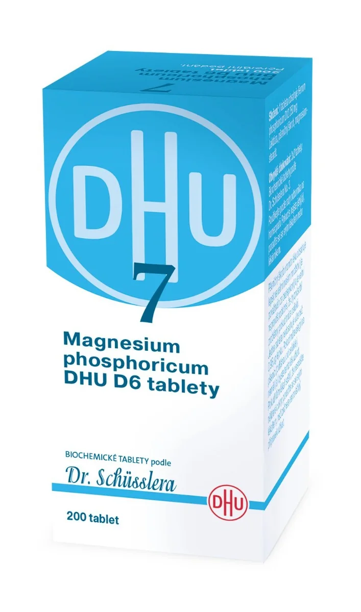 Schüsslerovy soli Magnesium phosphoricum DHU D6 200 tablet