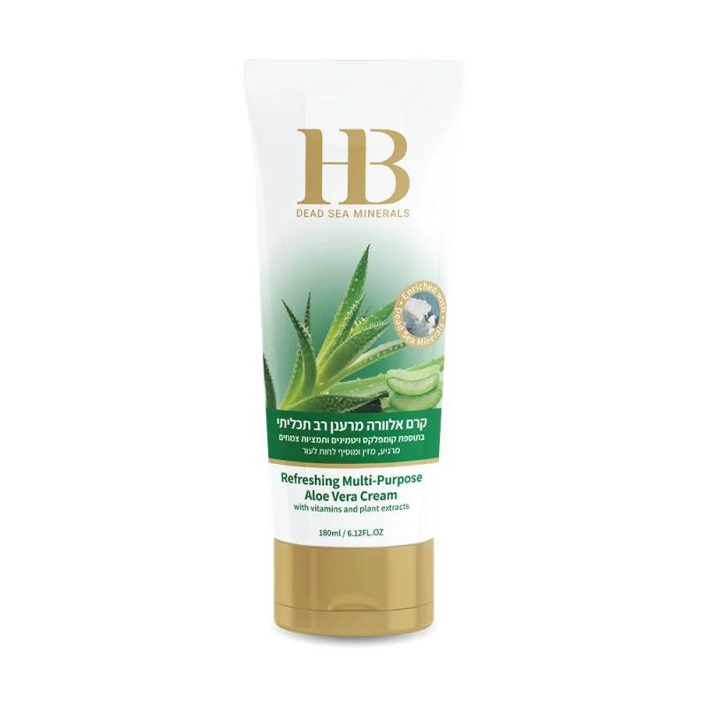 H&B Dead Sea Minerals Osvěžující víceúčelový Aloe Vera krém 180 ml