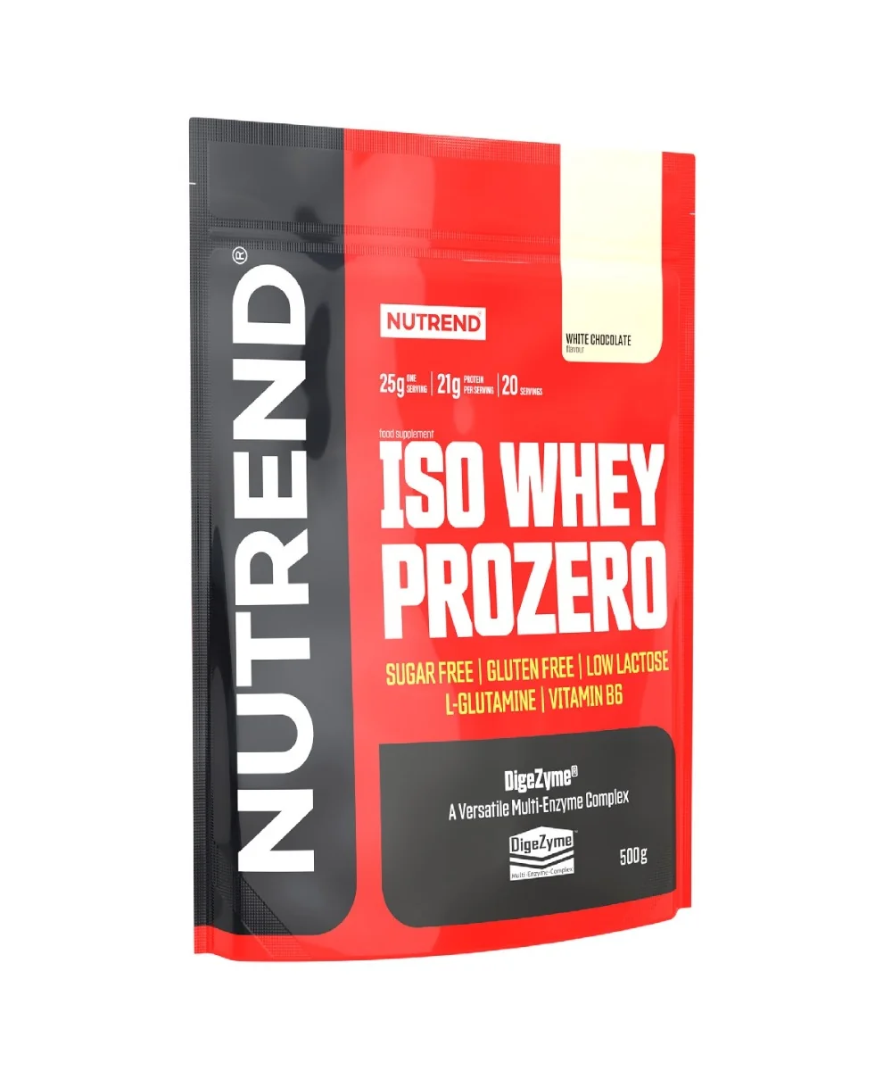 Nutrend Iso Whey Prozero bílá čokoláda 500 g