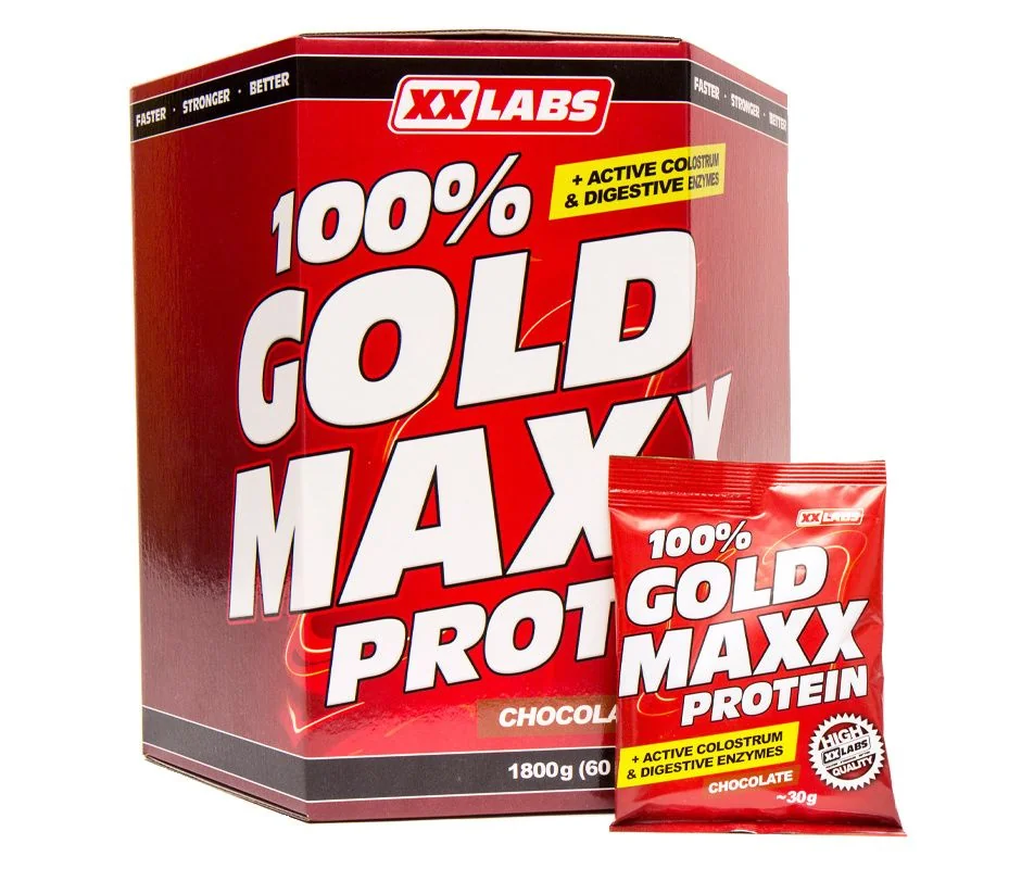 Xxlabs 100% gold maxx protein vanilka sáčky 60x30 g