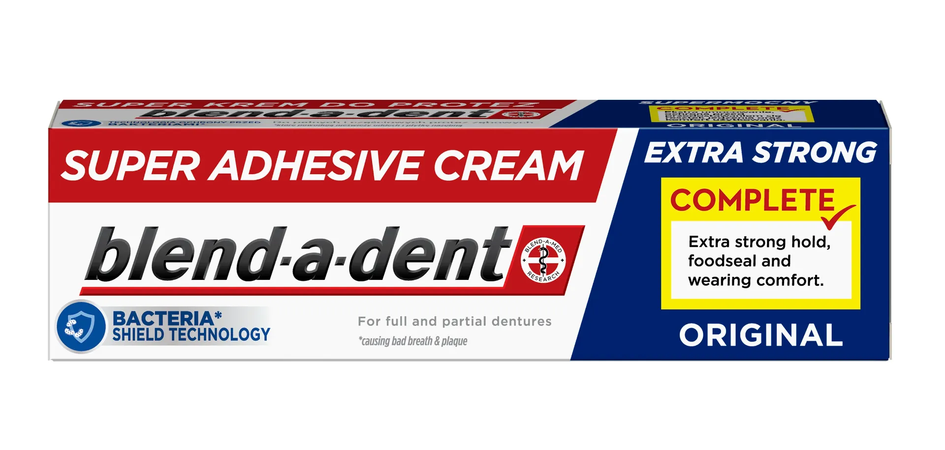 Blend-a-dent Complete Original Extra Strong fixační krém 47 g