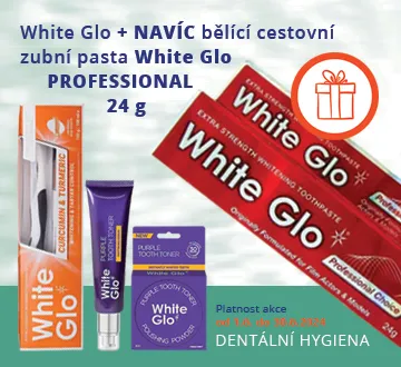 WhiteGlo + NAVÍC WG Bělící zubní pasta (červen 2024)